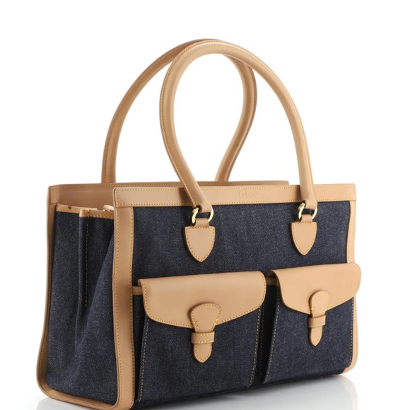 Authentic Denim Christian Dior shoulder bag 100% POSHMARK certified 👖👜 - Picture 10 of 17